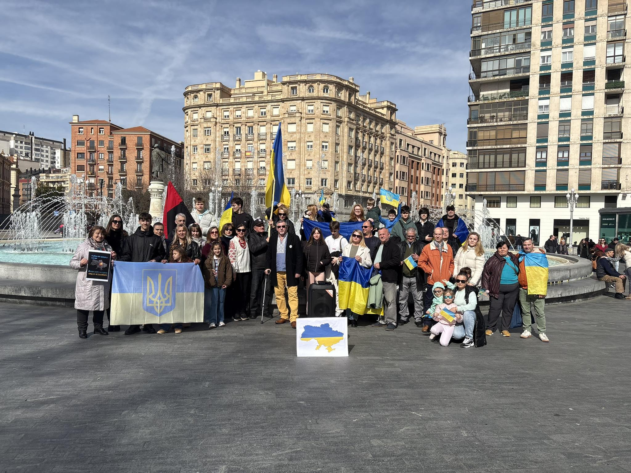 Підтримка України у Вальядоліді, фото площі